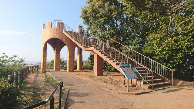 展海峰の展望台